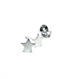 AROS ESTRELLAS PLATA  NIÑA