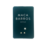 PACK AROS PLATA MINI CIRCONES ESTRELLA