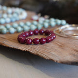 PULSERA PIEDRA ÁGATA BURDEO