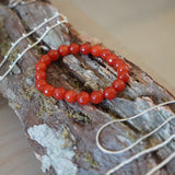 PULSERA PIEDRA ÁGATA NARANJO