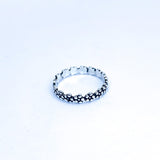 ANILLO FLORES PLATA