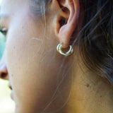 AROS ARGOLLAS DOBLE ENCHAPE ORO