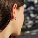 AROS ARGOLLAS CLÁSICAS ENCHAPE ORO TEEN