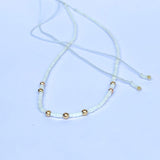 COLLAR AJUSTABLE BLANCO GOLD FILLED