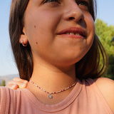 COLLAR COLORES ROSA VIRGEN NIÑA