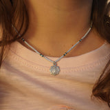 COLLAR COLORES VIRGEN FLOR