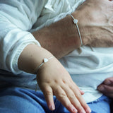 PACK PULSERAS UNIDAS POR SIEMPRE  CORAZON NACAR GOLDFILLED NIÑA