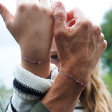 PACK PULSERAS UNIDAS POR SIEMPRE CORAZON PLATA NIÑA