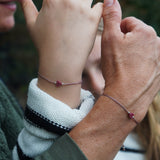 PACK PULSERAS UNIDAS POR SIEMPRE CORAZON PLATA NIÑA