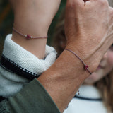 PACK PULSERAS UNIDAS POR SIEMPRE CORAZON PLATA NIÑA