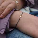 PULSERA CRUZ ACERO INOXIDABLE NIÑA