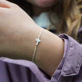 PULSERA CRUZ NACAR GOLDFILLED NIÑA