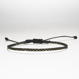 PULSERA TELAR DELGADA NEGRA MINI