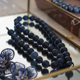 COLLAR ÁGATA AZUL MATE