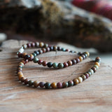 COLLAR PIEDRA JASPE PICASSO HOMBRE