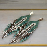 AROS MOSTACILLAS INDIO ENCHAPE ORO