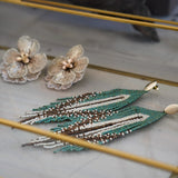 AROS MOSTACILLAS INDIO ENCHAPE ORO