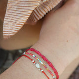 PULSERA VIRGEN MINI ROJA NIÑA