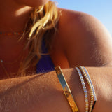 PULSERA LU DOBLE GOLD FILLED Y PLATA