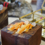 AROS HOJAS ORIGAMI ENCHAPE ORO