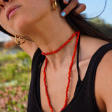 COLLAR SEMILLAS MINI NARANJO
