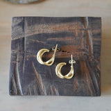 AROS ARGOLLAS DOBLE ENCHAPE ORO