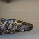 EAR CUFF MARTILLADO ENCHAPE ORO