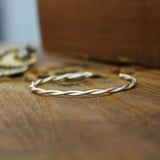 PULSERA ESCLAVA ESPIRAL ENCHAPE ORO