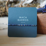 PULSERA PIEDRAS SODOLITA PLATA AJUSTABLE