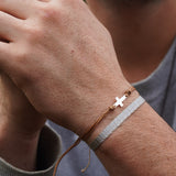PACK PULSERAS CRUZ HILO TELAR