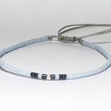 PULSERA GUADALUPE CELESTE AZUL PLATA