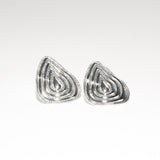 AROS GOTA TEXTURA ENCHAPE PLATA