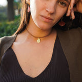 COLLAR DETENTE HILO ENCHAPE ORO