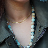 COLLAR AMAZONITA