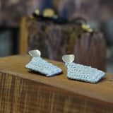 AROS MACRAMÉ PLATEADOS PLATA