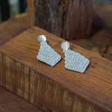 AROS MACRAMÉ PLATEADOS PLATA