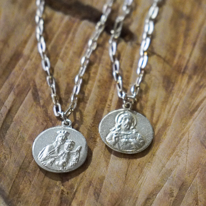ESCAPULARIO PLATA CADENA NIÑO