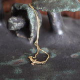 COLLAR ESPÍRITU SANTO CONECTOR ENCHAPE ORO
