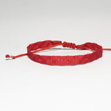 PULSERA TELAR ROJA