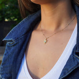 COLLAR DETENTE ESPADA ENCHAPE ORO