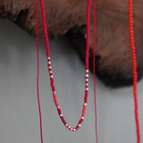 COLLAR AJUSTABLE AMANDA ROJO TEEN