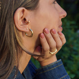 ANILLO RECTANGULAR ENCHAPE ORO