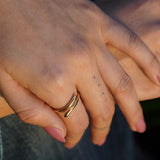 ANILLO AJUSTABLE ENCHAPE ORO