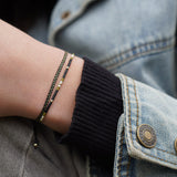 PACK PULSERAS TELAR NEGRO  MARA TEEN