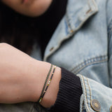 PACK PULSERAS TELAR NEGRO  MARA TEEN