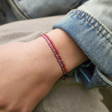 PACK PULSERAS TELAR FUCSIA BURDEO TEEN