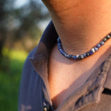 COLLAR PIEDRA SODALITA HOMBRE