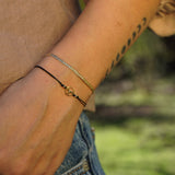 PULSERA ESPIRITU SANTO CONTORNO ENCHAPE ORO