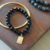 PULSERA AGATA NEGRA ESCAPULARIO