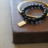 PULSERA AGATA NEGRA ESCAPULARIO